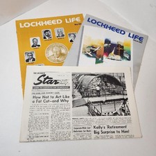 Lockheed Star newsletter Lockheed Life magazines Aircraft company brochures