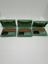 Vintage Clinique Sheer Powder Blusher 21 Silk Bronze 0.09 oz Set of 3 TRAVEL
