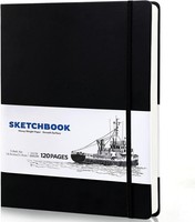 Skizzenbuch A5 200G/M² Zeichenpapier 60 Blatt 120 Seiten KüNstlerbedarf