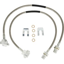 2X Front Extended Brake Line 89340S Fit Chevy K5 Blazer 1971-1984, 1986-1991