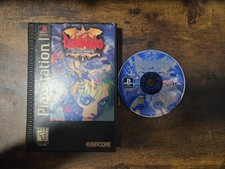 Authentic Darkstalkers Sony PlayStation/PS1 Capcom Long Box READ DESCRIPTION