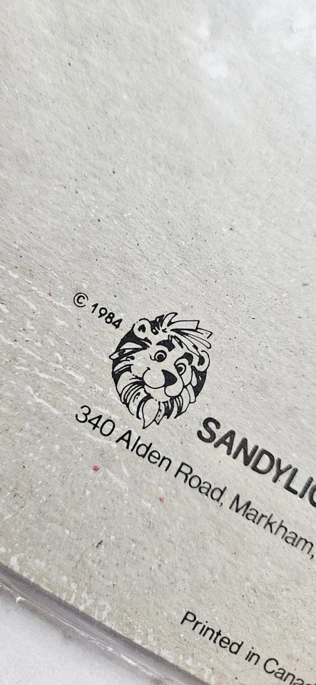 Vtg 80s Sandylion Invitation Stickers Loot Bags NIP Hippo Piano Birthday Party - Image 4 of 4