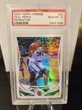 04-05 Topps Chrome Paul Pierce Refractor PSA 10 Gem Mint #34 HOF Pop 10