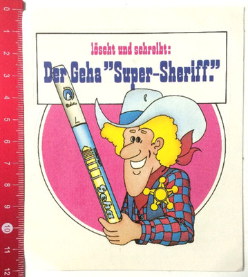 Geha Sheriff Decal/Decal: Deletes And Writes (03051673)