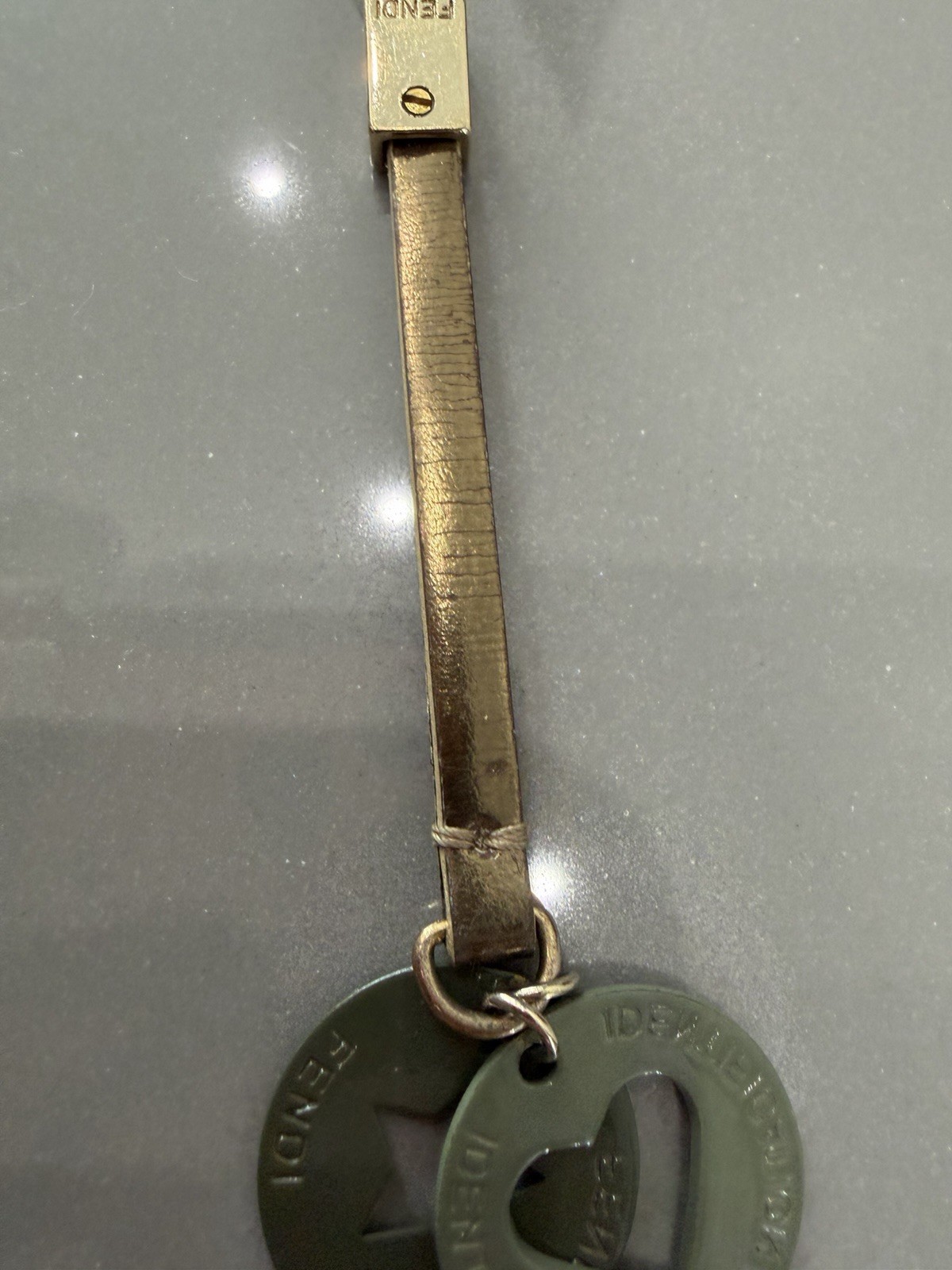 Fendi charm strap key ring with heart And Star Motif thumbnail 7