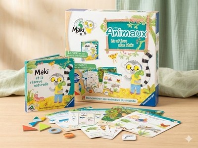 Lis et joue avec Maki   Les Animaux Kinderbuch Französisch
