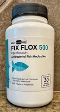 FOR FISH Aquariums & FISH Tanks Fix Flox 500mg/30 CT doses