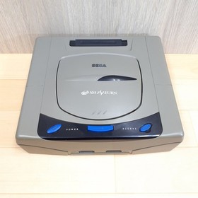 SEGA SATURN Console Japan with 2 controllers, 5 Games & cables tested