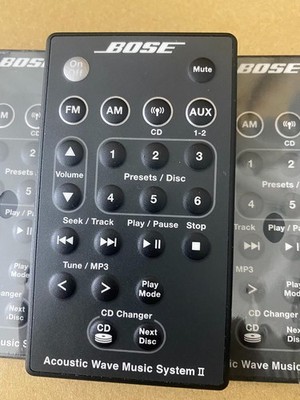 New Old Stock Acoustic Wave Music System II CD Changer remote control Black