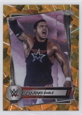 2025 Topps Chrome WWE Sapphire Gold 13/50 Chad Gable #120 01wt