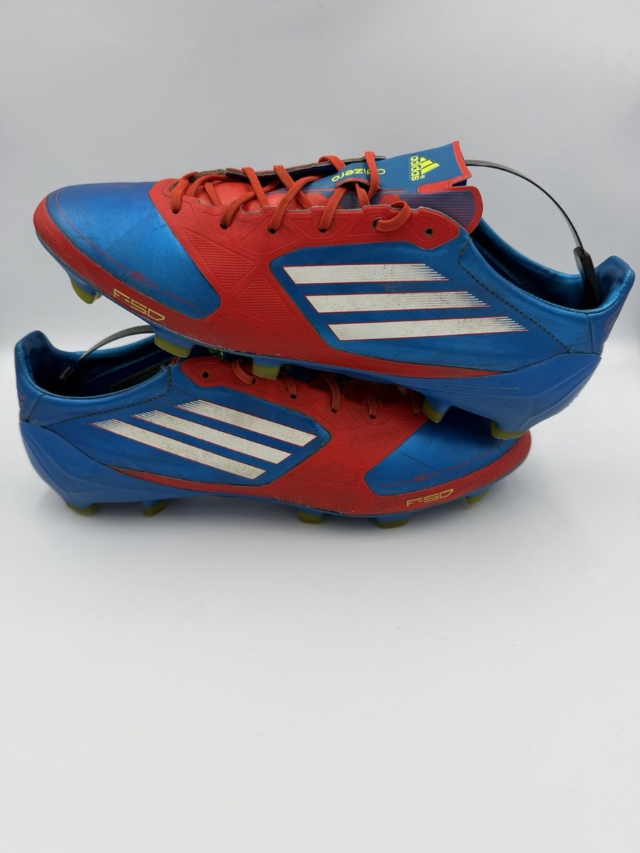 ADIDAS F50 ADIZERO TRX FG SYN V23956 BLUE ORANGE FOOTBALL CLEATS