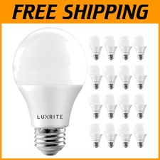 Dimmable 9W Warm White Light Bulbs - 16 Pack