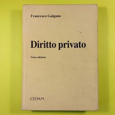 DIRITTO PRIVATO GALGANO CEDAM 1996