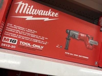 Milwaukee M18 Brushless 1 in SDS Plus Rotary Hammer Drill Tool Only 2613-20