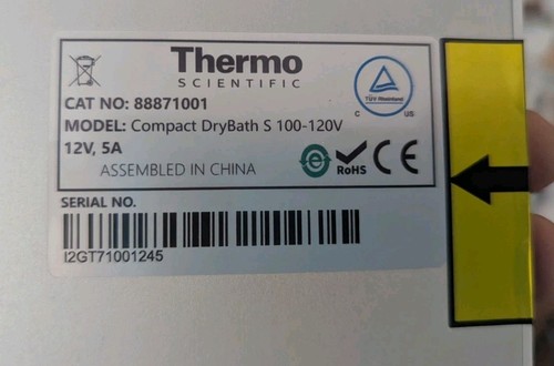 Thermo Trockenbad 88871001 Compact Heatblock Laborgeräte - Bild 7 von 7