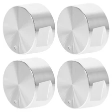 4 Pcs Zinc Alloy Gas Range Knobs Replacement Stove Control Switch Buttons