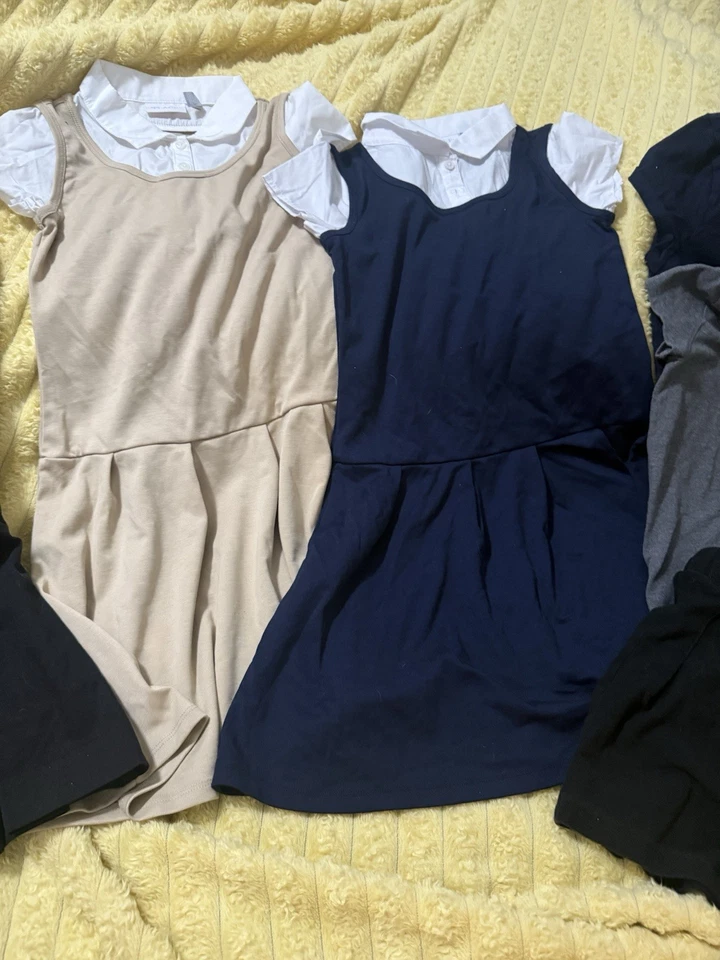 Lote de $100 para niñas Uniformes Escolares Lote Paquete Vestido Skort Polo NUEVO Talla 10/12 Foto 3 de 4