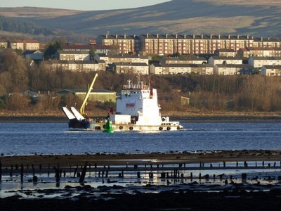 Foto 6x4 Cameron auf dem Clyde Kirktonhill \/NS3874 Cameron ist eine Boje Tend c2017