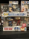 Funko Pop! Marvel Civil War Captain America & Iron Man 2-Pack Collector Corps