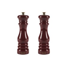Salter Chester Salt & Pepper Mill Set – 2-Pc, Adjustable, Red, Refillable