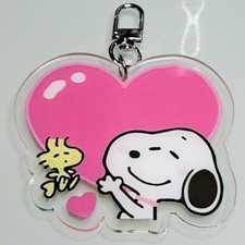 Peanuts Snoopy  Woodstock Keychain Purse Backpack Charm Clip