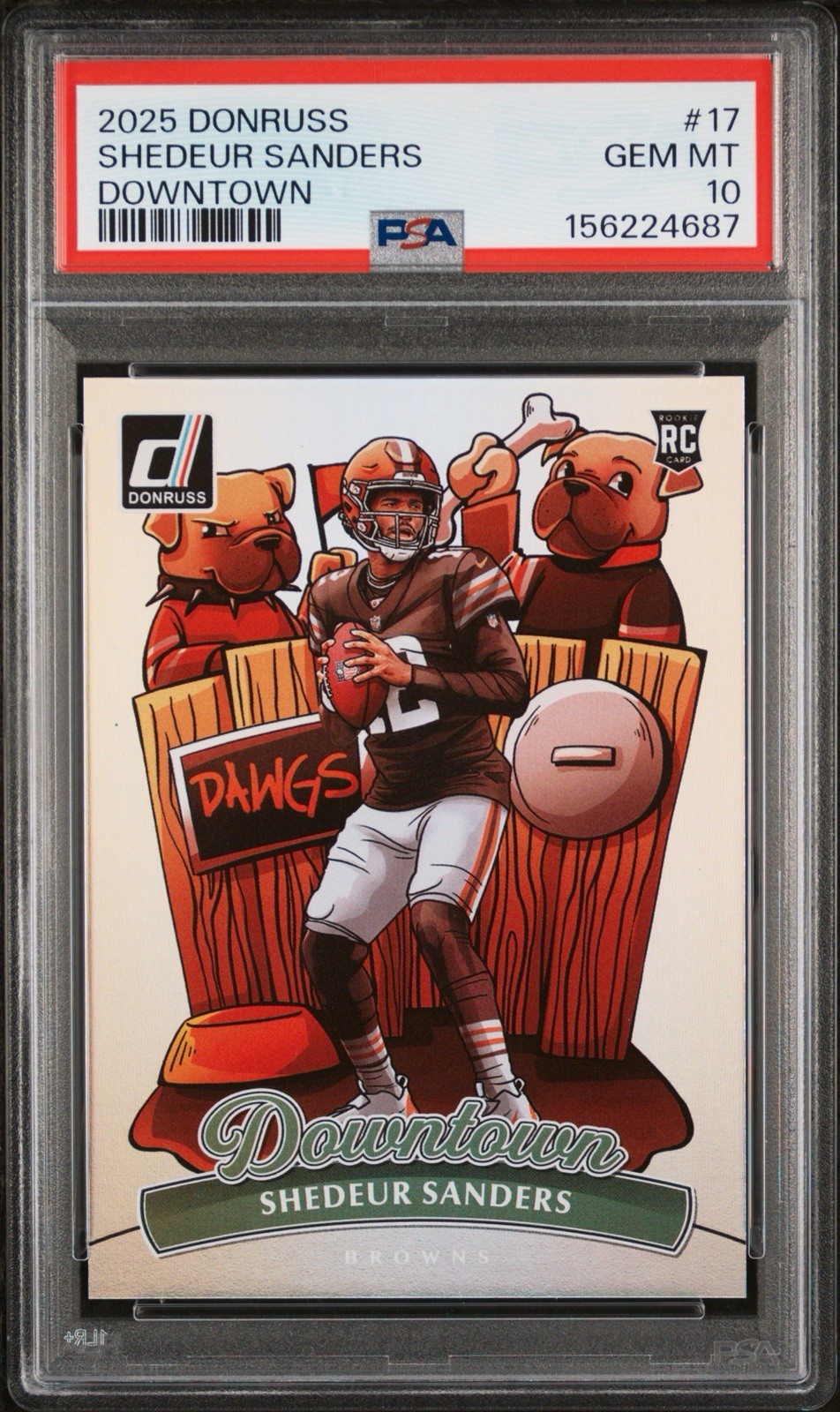 Shedeur Sanders Panini Donruss Downtown #17 Base