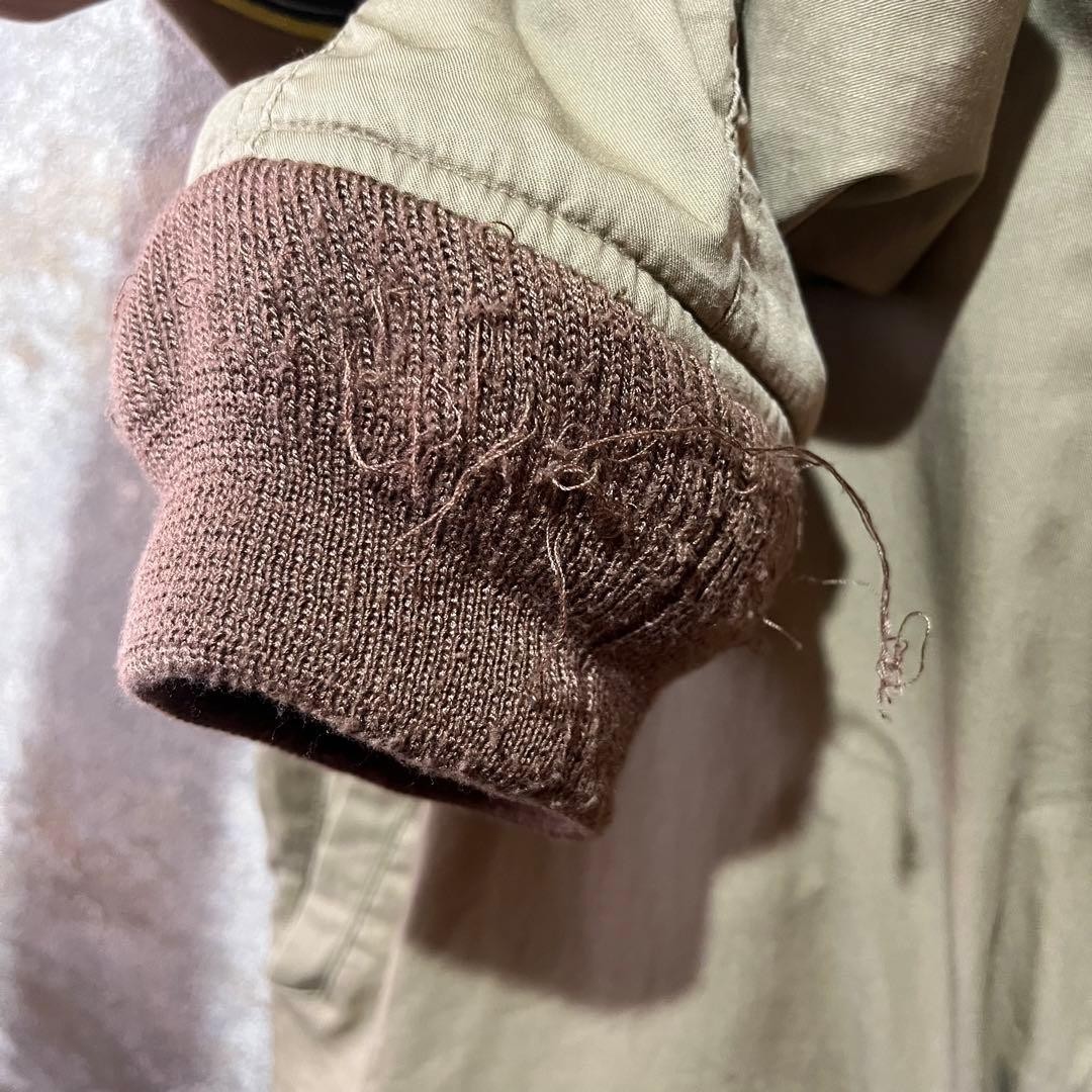 CLAY SMITH CAMS Patch Flight Jacket Beige LLW Siz… - image 6