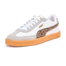 PUMA Women's Club II Era Shoes, White-Dusky Gray-Gray Echo AH25, 9 