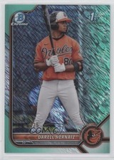 2022 Bowman Chrome Prospects Aqua Shimmer Refractor /125 Darell Hernaiz s3g