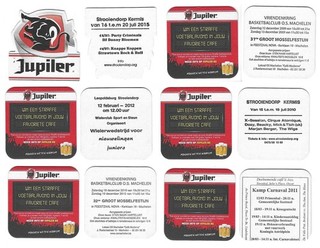 34a Brij. Jupiler Datumviltjes 6 stuks