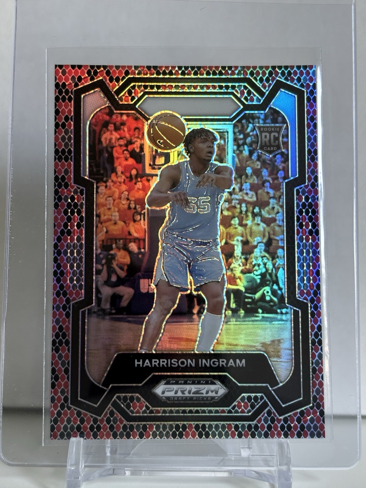 2024 Prizm Draft Picks Harrison Ingram Snakeskin #84 Case Hit Rookie SP