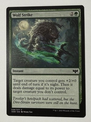 Wolf Strike (228) Innistrad: Crimson Vow VOW MTG Magic