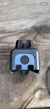 TITANIUM Glock Gen 1-5 Billet Backplate, Slide Plate  CNC Machined Black Dot
