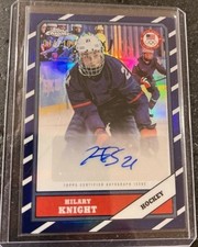 2026 Topps Chrome Hilary Knight USA Hockey Olympics Gold 1986 Auto #/100 Blue