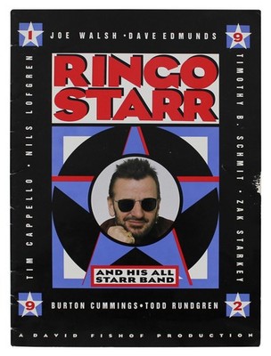 Ringo Starr And His All Starr Band (8) Authentic Signed Program