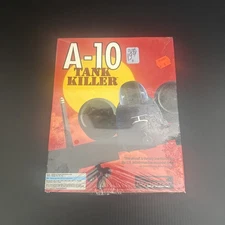 Vintage A-10 Tank Killer Ms-dos Box Game (Floppy Discs 3.5" PC, 1990) 