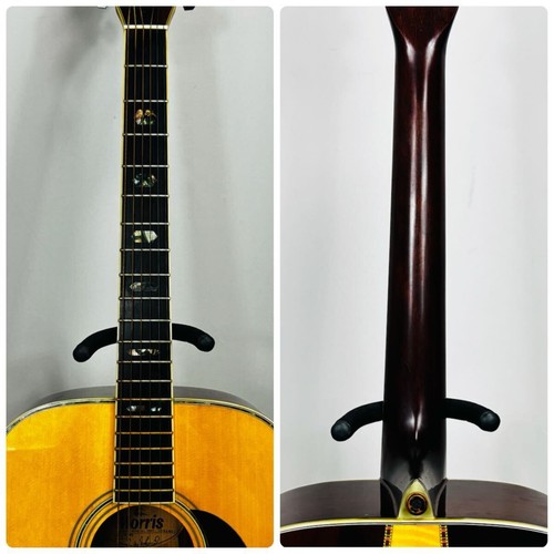 Morris W-40 Acoustic Guitar Rosewood Fretboard Spruce Top Hard 3P Hardshell Cas - Picture 5 of 10