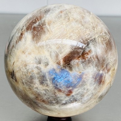 Natural Gray moonstone sphere quartz Crystal ball Healing 3500G (7.71LB)