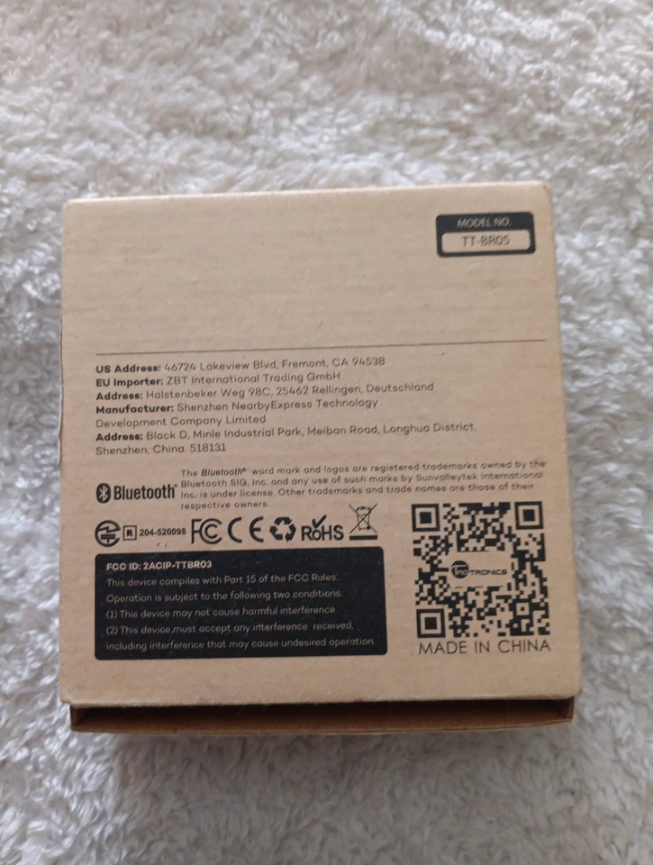 TaoTronics TT-BR05 Bluetooth Receiver / Car Kit, Portable Wireless Audio Adapter - Image 2 of 4