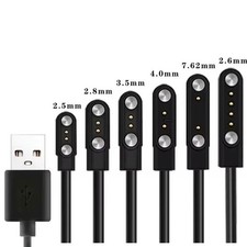 2-Pin Universal USB Data Charging Cable Magnetic Charger For Smart Watch 2.84mm
