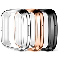 Compatible with Fitbit Versa 2 Screen Protector Case, Ultra Thin Full Protect...