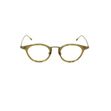 Used Maison Lulu Pinot Clear Frame Glasses Yellow Gold Women's Eyewear B Grade