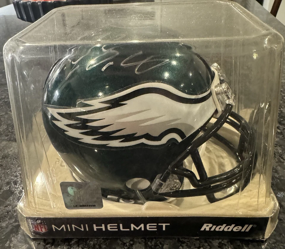 Minicasco firmado por LeSean McCoy Philadelphia Eagles Riddell Foto 4 de 4