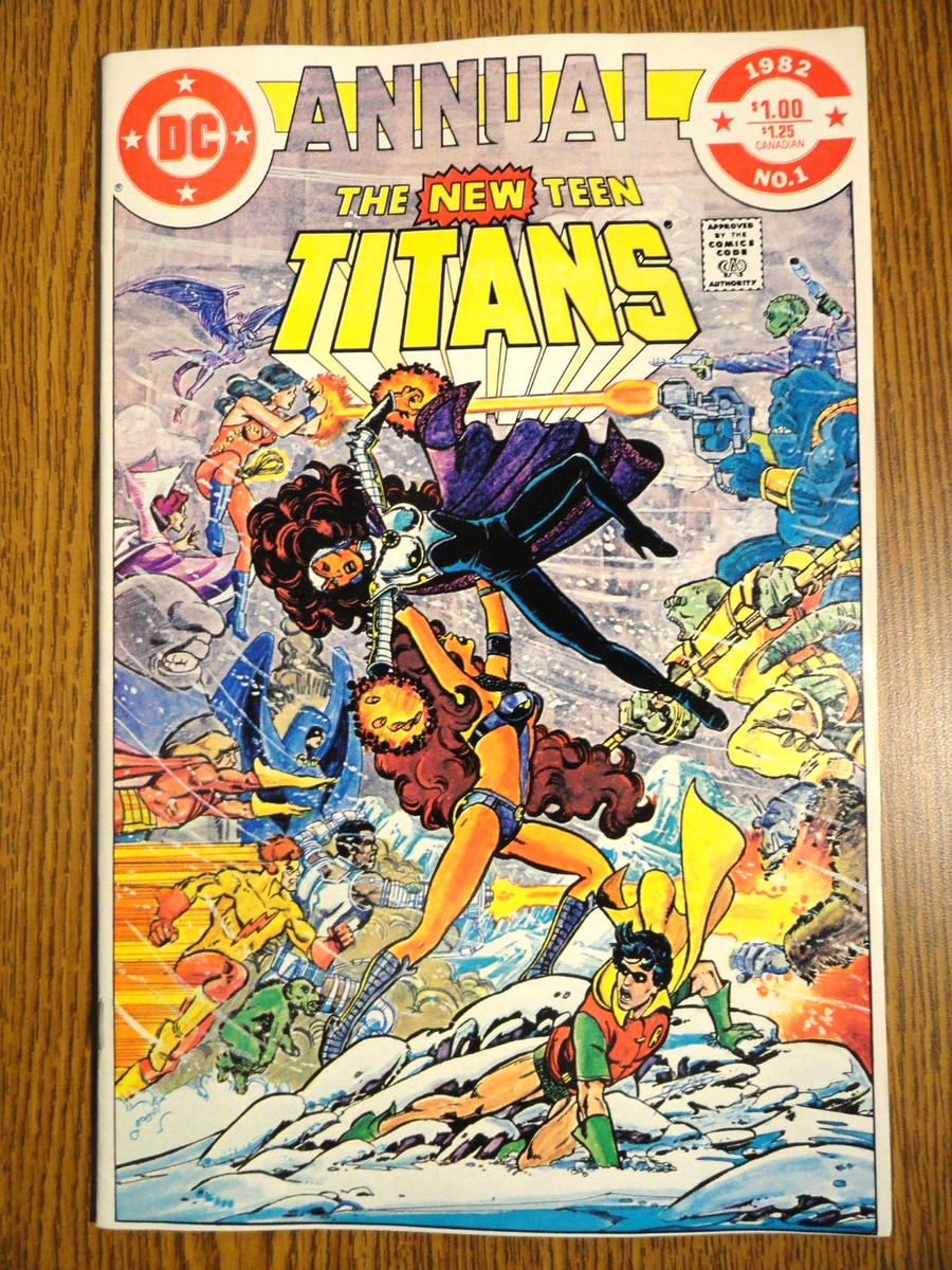 New Teen Titans Annual #1 Perez Cover Key FVF Death Blackfire