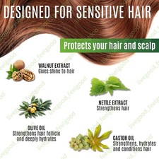 Crème Coloration Noire Au Henné Naturel - 90ml - Soin Cheveux à Base De Plantes - Fabriqué En France