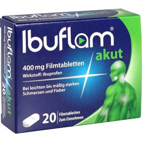 SANOFI-AVENTIS DEUTSCHLAND GMBH 3x IBUFLAM akut 400 mg Filmtabletten 20 St PZN: 4100218