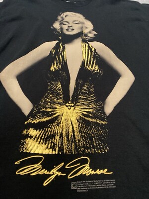 La Marilyn Monroe Graphic Tee Black / 5XLarge