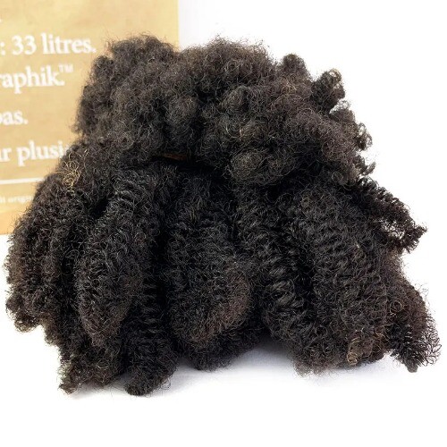 Afro Curly Locks HairExtensions Microlocs Flechthaar Großhaar zum Flechten - Bild 5 von 25
