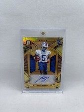 Marquez Stevenson 2021 Gold Standard Rookie Auto #/199 Bills W/ Mag