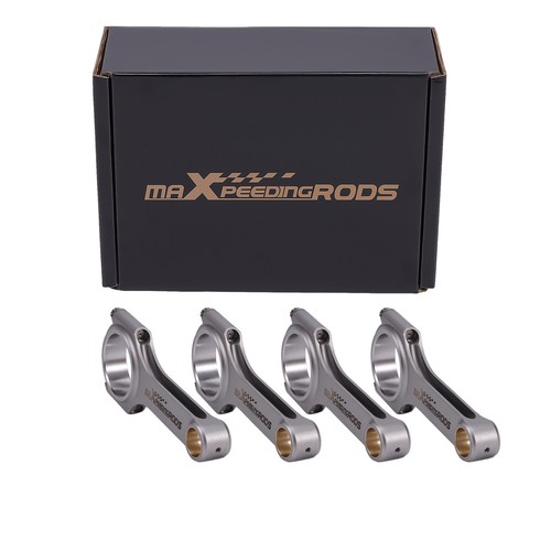 4340 Connecting Rod Rods For Mitsubishi 4G63 2nd Gen Lancer EVO 7 BOLT 6.142"